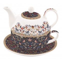 Coffret égoïste (350+350 ml) en porcelaine - Chintz floral